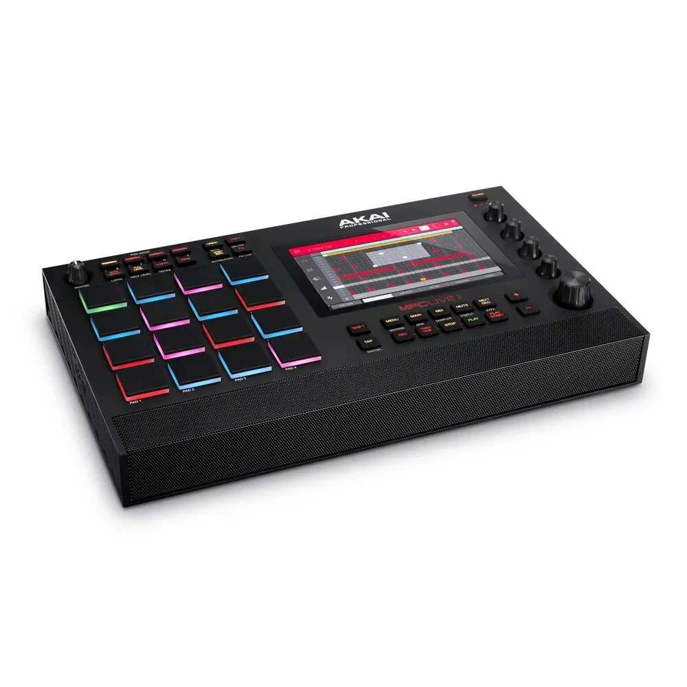 Grandi Vendite Scontate Akai Mpc Live Con Monitor E Supporti Da Studio M-Audio Bx5