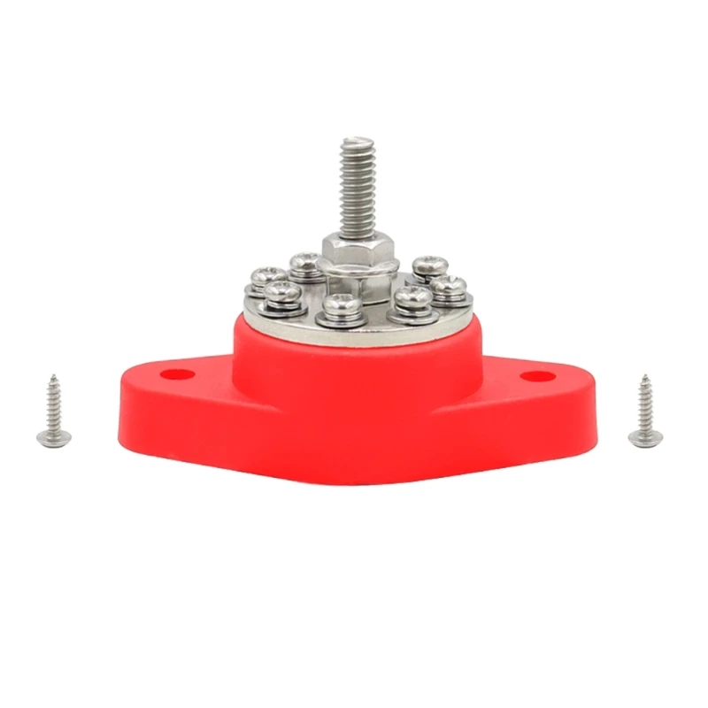 Perno Di Giunzione Post Heavy Duty Positivo Blocco Di Distribuzione Dell'Alimentazione 3/8 "M6 M10 Terminale Perno Giunzione Batteria Post Bus Bar