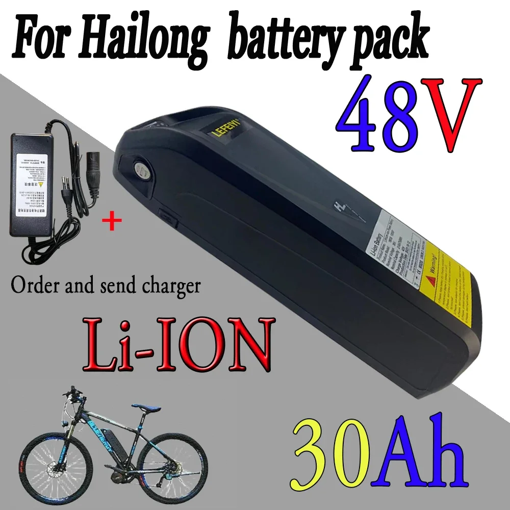 Per Hailong 48V 30Ah G80 E-Bike Battery Box 18650 13 S6P Cells Pack Per Ebike Citycoco Scooter Elettrico, Batteria A Lunga Durata