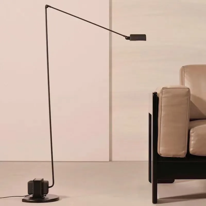 Lampada Da Terra Lumina Per La Lettura Lampada A Braccio Lungo Regolabile Divano Industriale Laterale Luce Verticale Sala Studio Lampada Da Terra Mini