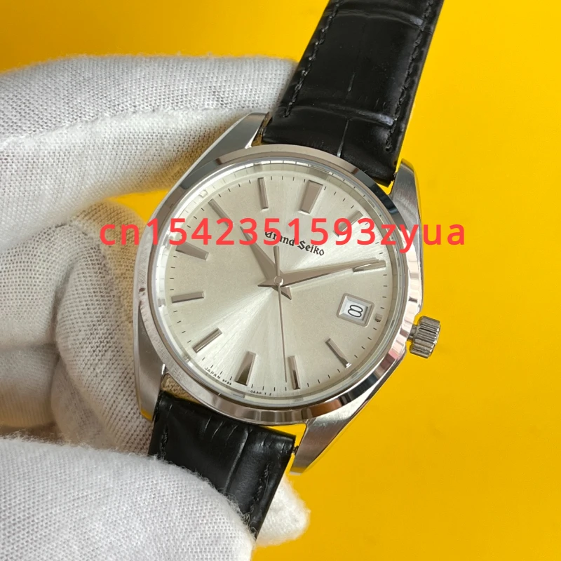 2024 Nuovo Gs Seiko Sbgp009, Calendario Puntatore A Cinque Lati Con Zaffiro Al Quarzo Personalizzato Cinturino In Acciaio Originale