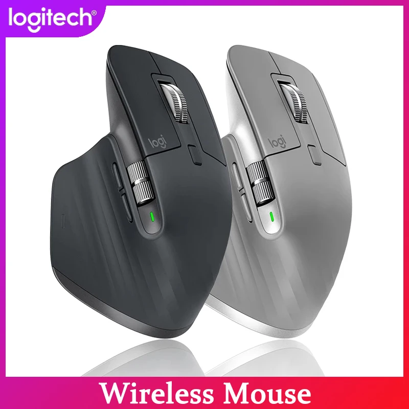Logitech Mx Master 3 Mouse/Mx Ovunque 2S Mouse Bluetooth Wireless Mouse Da Ufficio Con Ricevitore Wireless 2.4G Aggiornamento Mx Master 2S