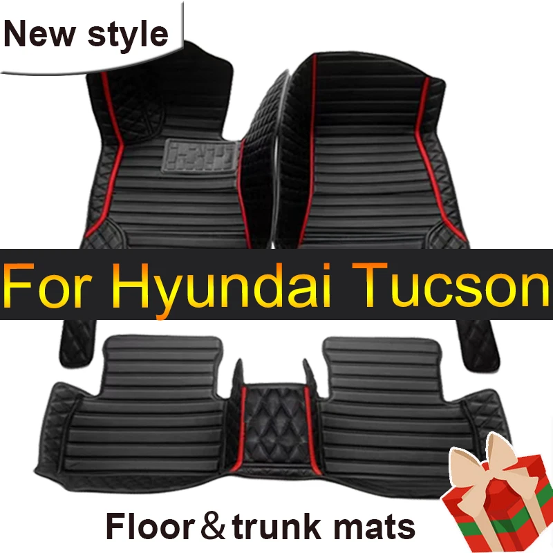 Tappetini Auto Per Hyundai Tucson 2018 2017 2016 2015 Accessori Interni Auto Tappeti Styling Custom Waterproof Parts Covers