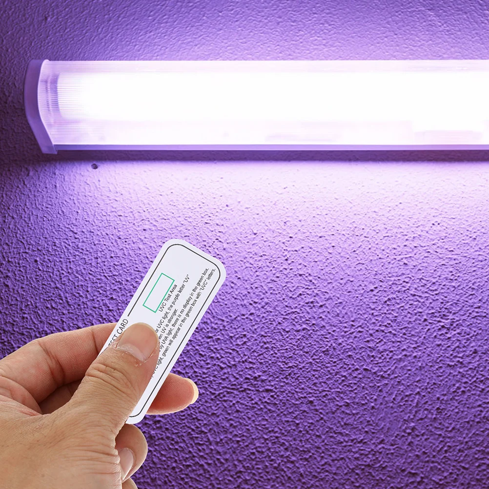 5 Pcs Uv Test Test Strip Cabinet Identificazione Carte Rilevamento Carta Uvc Indoor Uvc-Uva Indicatore