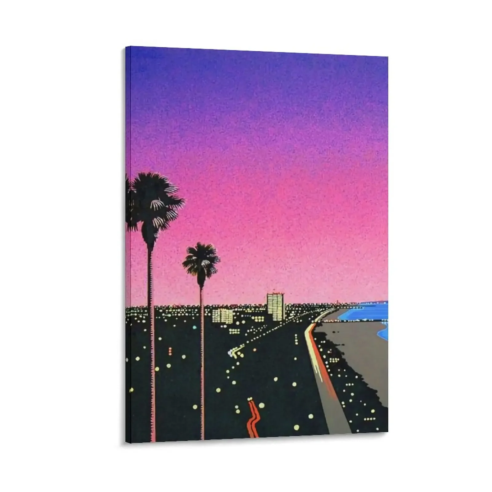 Wet Klipo Himroshi Nagai Vaporwave Pantai Canvas Painting Wall Decoration Paintings Art Murale
