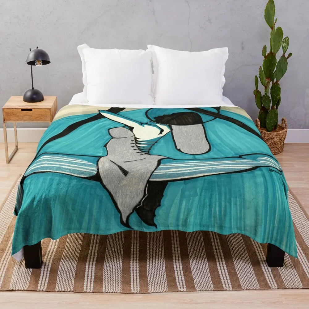 Blue Silks Coperta Da Tiro Letti Invernali Coperte Da Letto Divani Di Decorazione Coperte Ponderate