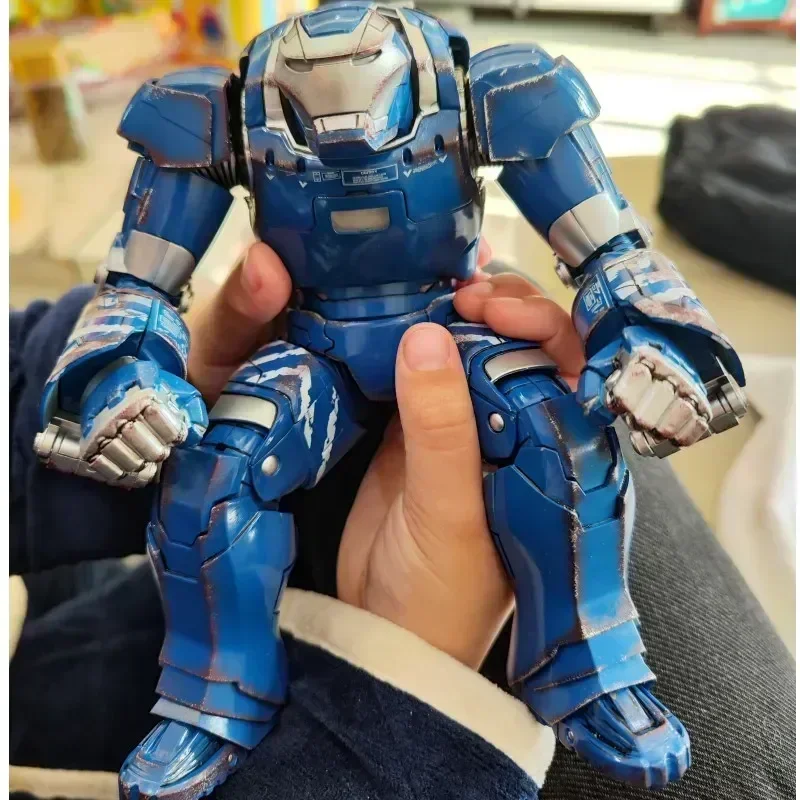 Originale Marvel Iron Man Oman 1/12 Mk38 Lega Di Metallo Mk40 Mk21 Mk25 Mk26 Mk33 Mk42 Mk43Led Marvel Legends Action