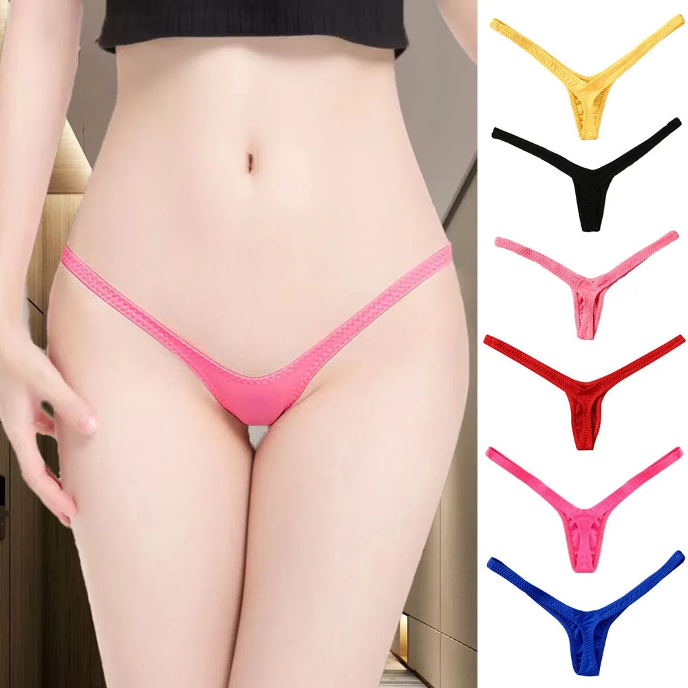 Deep V Perizoma Line Sexy Mini Mutandine Bikini Bottom Perizoma Traspirante Vita Bassa Solid Leggero Perizoma Intimo