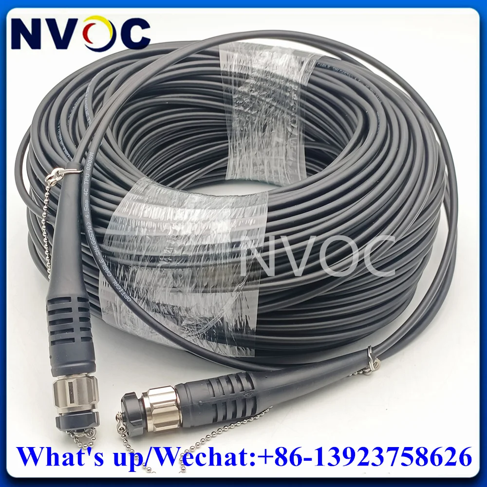 4Core Odc Round Plug Maschio Outdoor 200M 4.0/4.5Mm Lszh/Tpu 4C Da Odc-M A Odc-R Amored Connettore Per Cavo Patch In Fibra Ottica