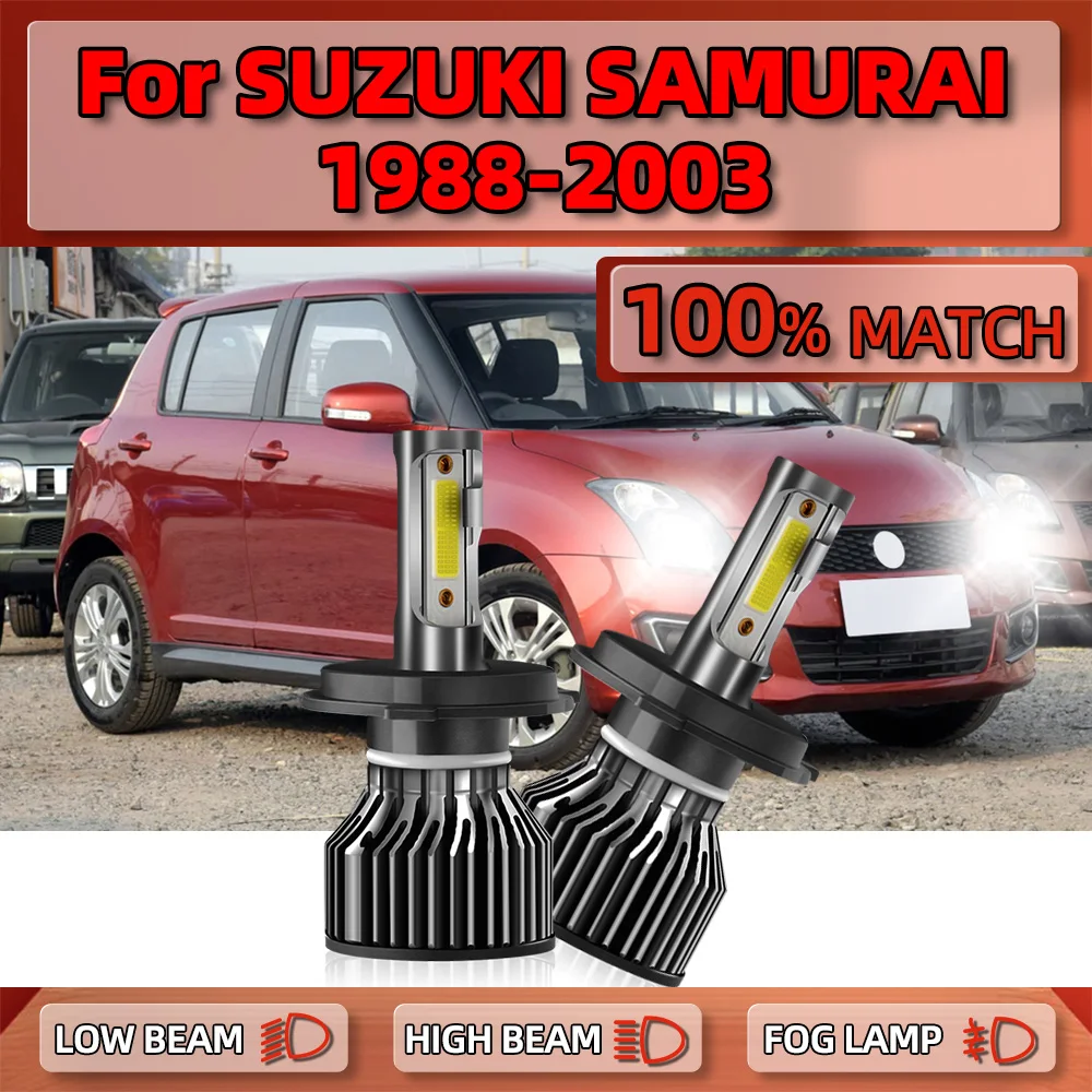 Lampadine Per Fari A Led Canbus 20000Lm Chip Csp Fari Per Auto 12V Turbo Lampade Per Auto Per Suzuki Samurai 1988-1999 2000 2001 2002 2003