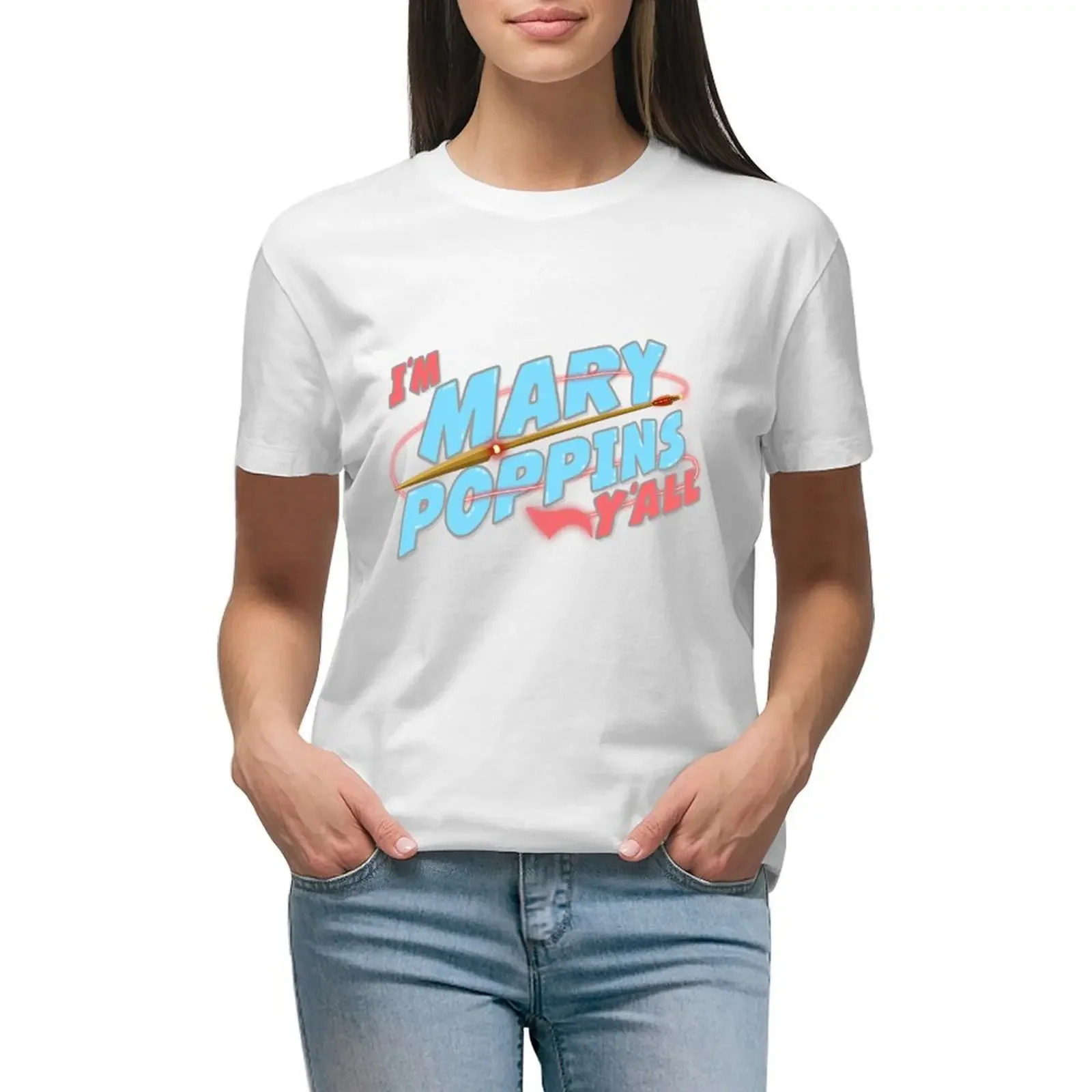 Yondu Mary Poppins T-Shirt Anime Clothes Funny Top Women