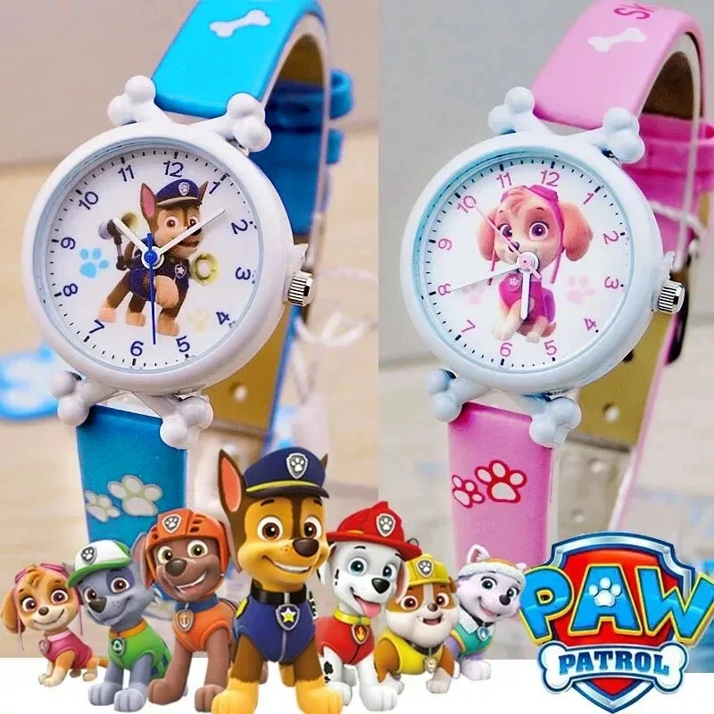 Cute Paw Patrol Watch Cartoon Figure Skye Chase Marshall Everest Orologi Elettronici Digitali Impermeabili Per Bambini Regali Giocattolo Per Bambini