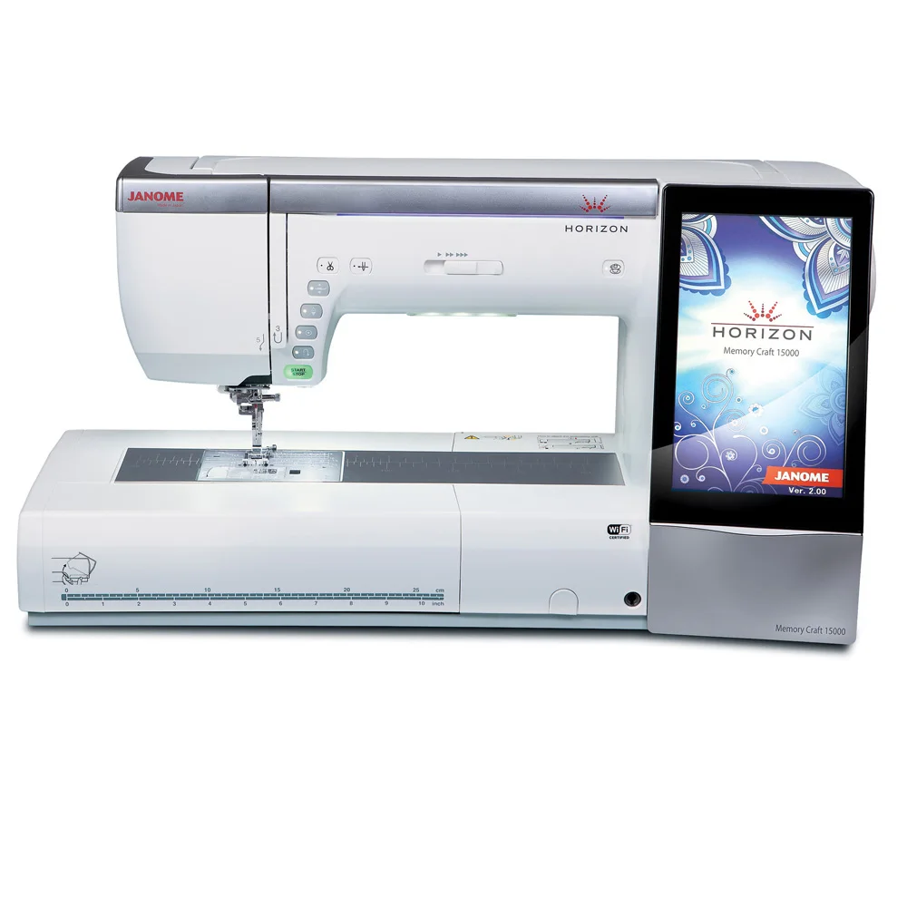Vendite Flash Sulla Nuova Macchina Janome Horizon Memory Craft 15000 In Magazzino Eu Consegna Veloce Con Garanzia Completa Di 3 Anni