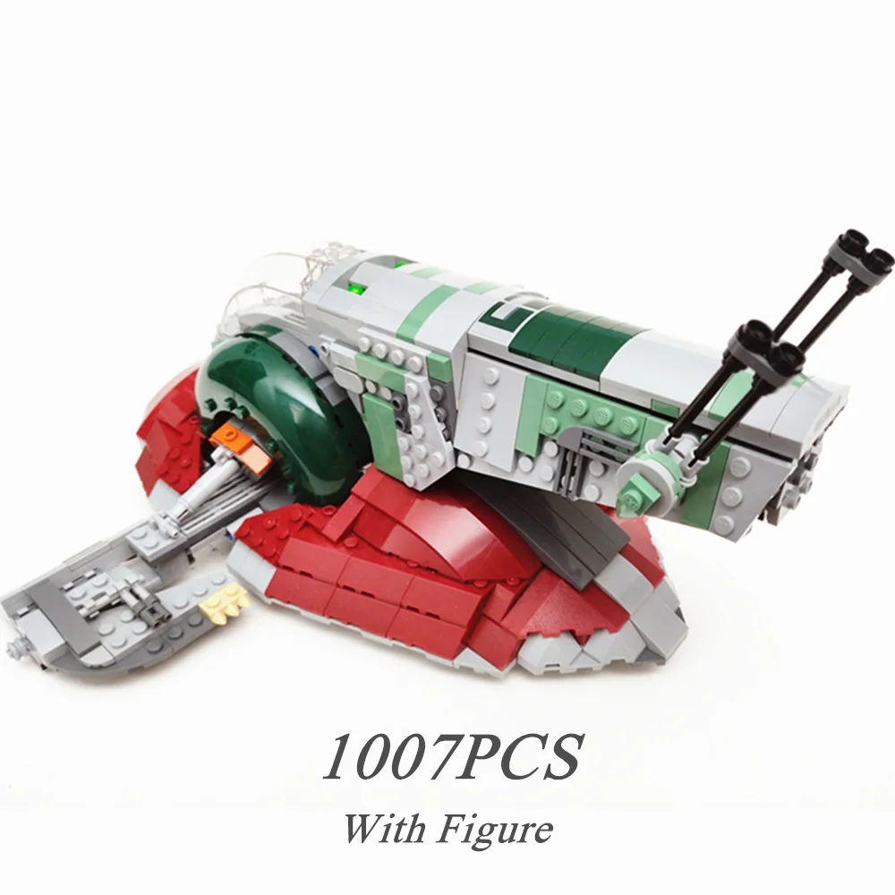 Galaxy-Space Fighter Astronave Fetts Starfighters 20Th Anniversary Edition Building Blocks Mattoni Giocattoli Regali Ragazzi Set