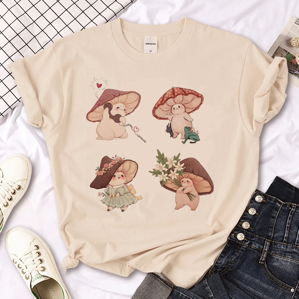 Maglietta A Fungo Donna Designer Top Girl Designer Clothes