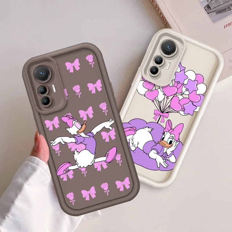 Disney Donald Duck Bow Eye Ladder Per Xiaomi Mi 14 12T 11 Lite Poco M3 X5 X4 F5 F4 F3 F2 Gt Pro 5G Custodia Per Telefono Funda