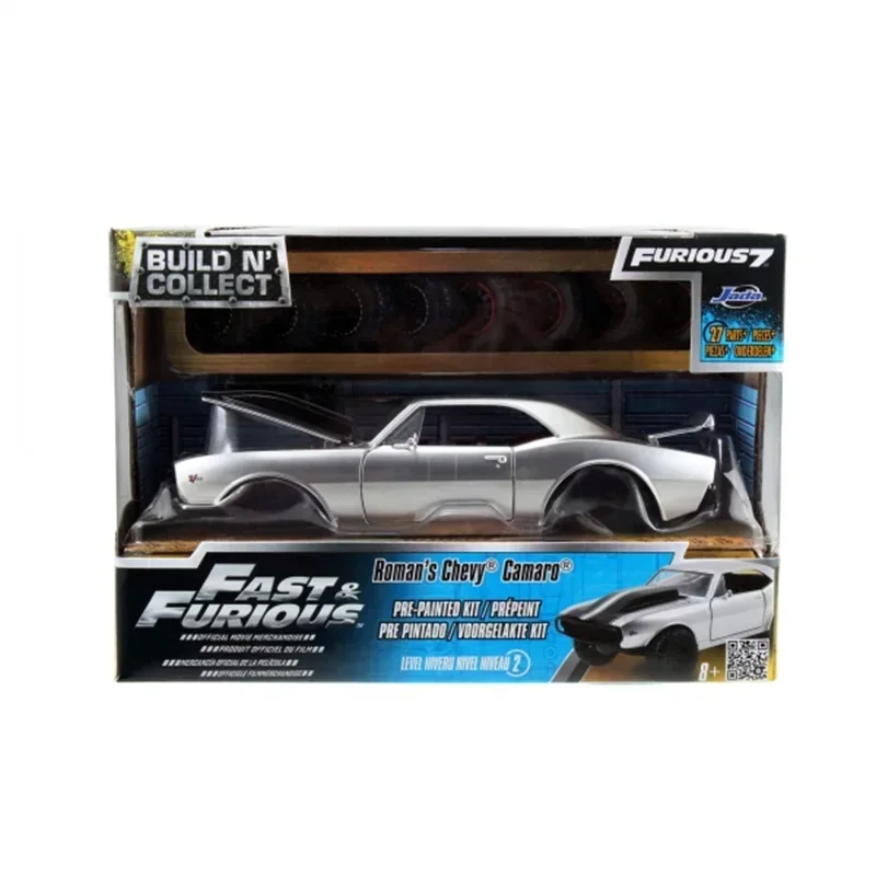 Jada 1:24 Roman 1967 Chevy Camaro Model Kit Model Car Diecast Toy Cars Metal 12 + Y Car Collezione Regalo Per Bambini J51
