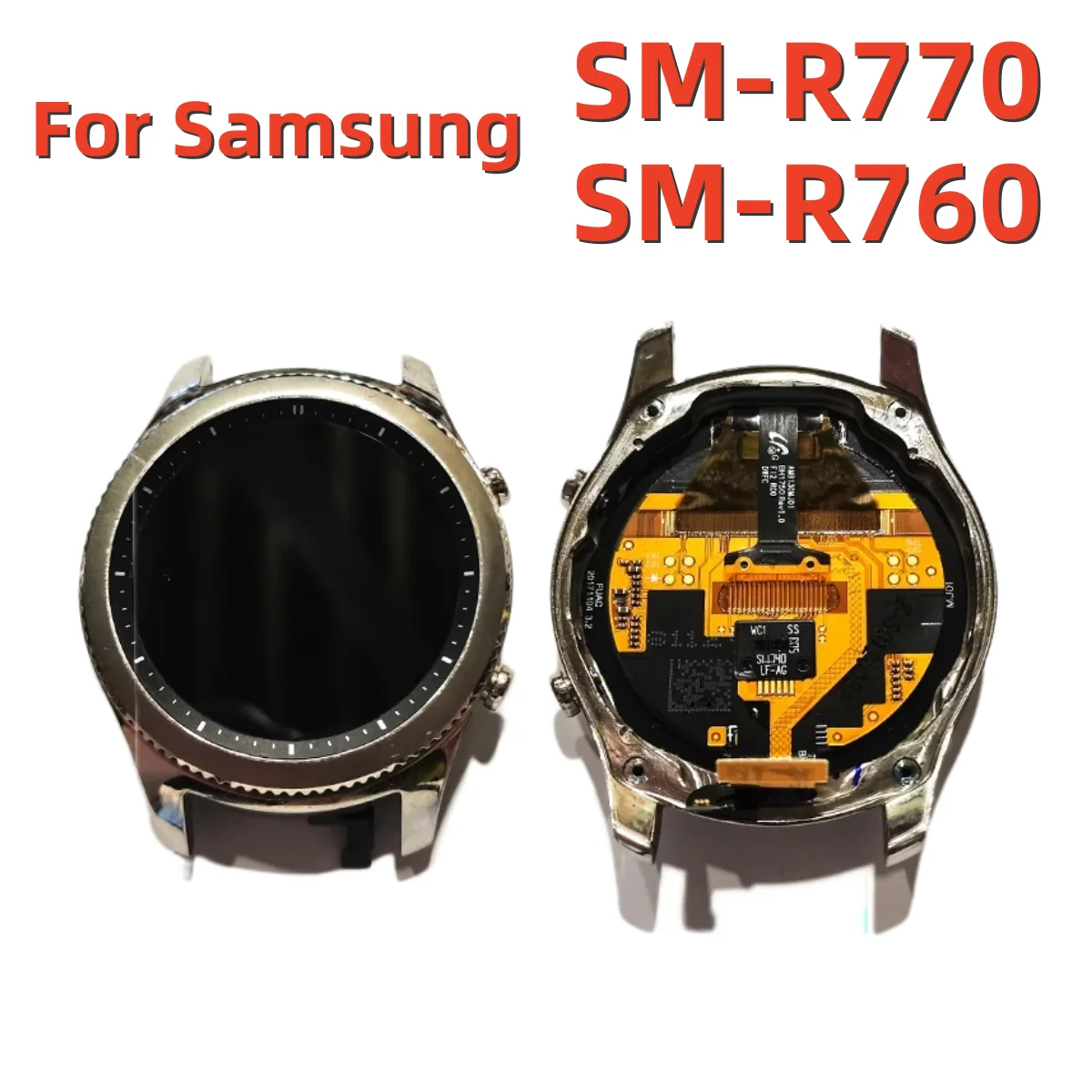 Per Samsung Gear S3 Classic Sm-R770 R770 R775 / Frontier Sm-R760 R760 R765 Display Lcd Touch Screen Digitizer Assembly