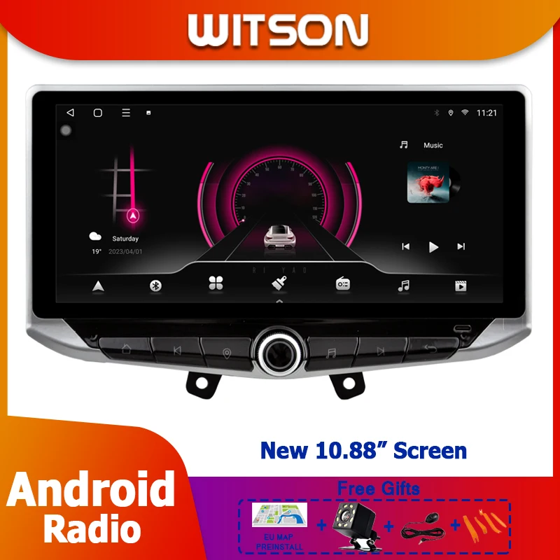 Autoradio Gps Audio 10.88 "+ Pulsanti Carplay Per Ford Transit Connect / Tourneo Custom Transit / B-Max / Transit Courier 2012-2021