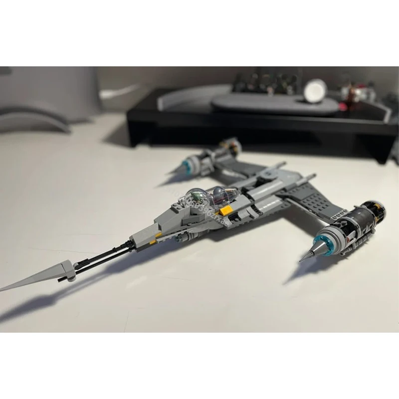 412Pcs Star Plans N-1 Fighter Building Blocks Moc-75325 Set Battle Airplane Display Model Bricks Giocattoli Fai Da Te Regalo Di Compleanno Per Bambini
