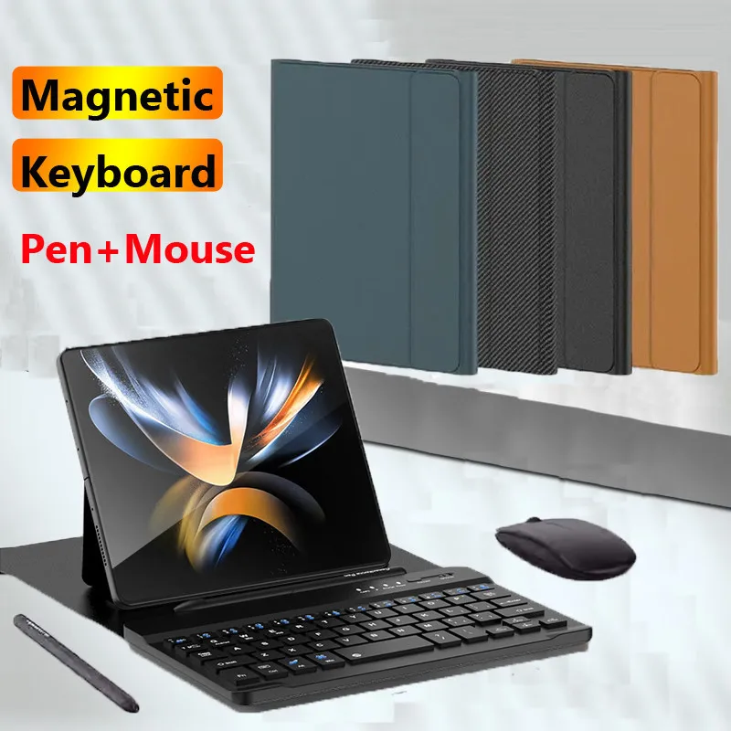 Custodia Per Tastiera Bluetooth Per Samsung Galaxyz Fold 6 Z Fold 5 Zfold 3 2 1 Z Fold 4 Drawing Penna Touch Screen Capacitiva Intelligente