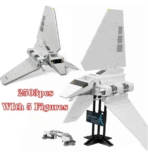 2023 New Star Plan The Imperial Shuttle Model Building Blocks Compatibile Con 10212 Ucs Level Bricks Toys For Children Gift