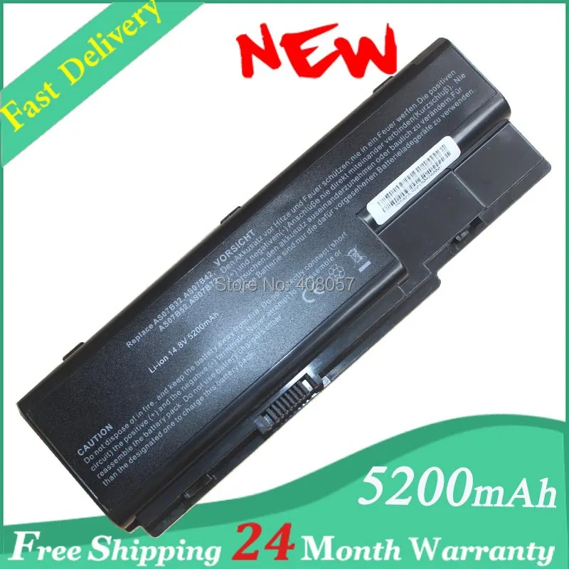 8 Celle Nuova Batteria Del Computer Portatile Per Acer Aspire 5520G 5520 5920G 7520G 7720G As07B41 As07B42 As07B51 As07B52 As07B71 As07B72