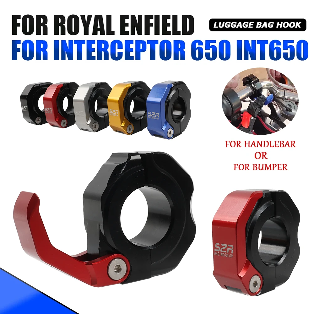 Per Royal Enfield Interceptor 650 Int 650 Int650 2023 Accessori Moto Manubrio Casco Gancio Portapacchi Gancio