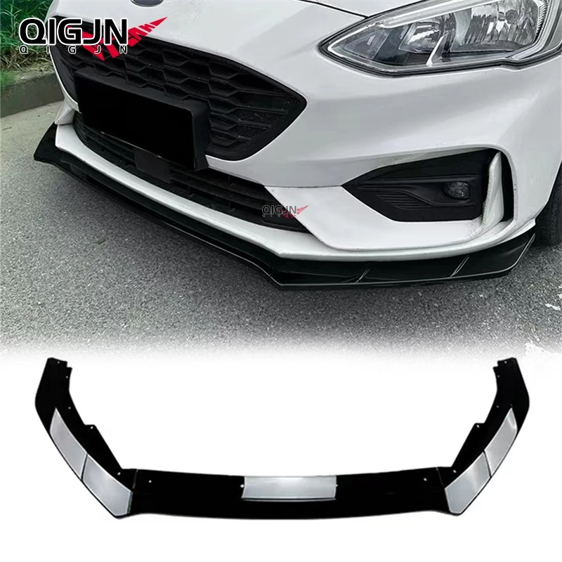 Per Ford Focus Mk4 St Line 2019-2022 Car Paraurti Anteriore Diffusore Lip Spoiler Split Type Body Kit