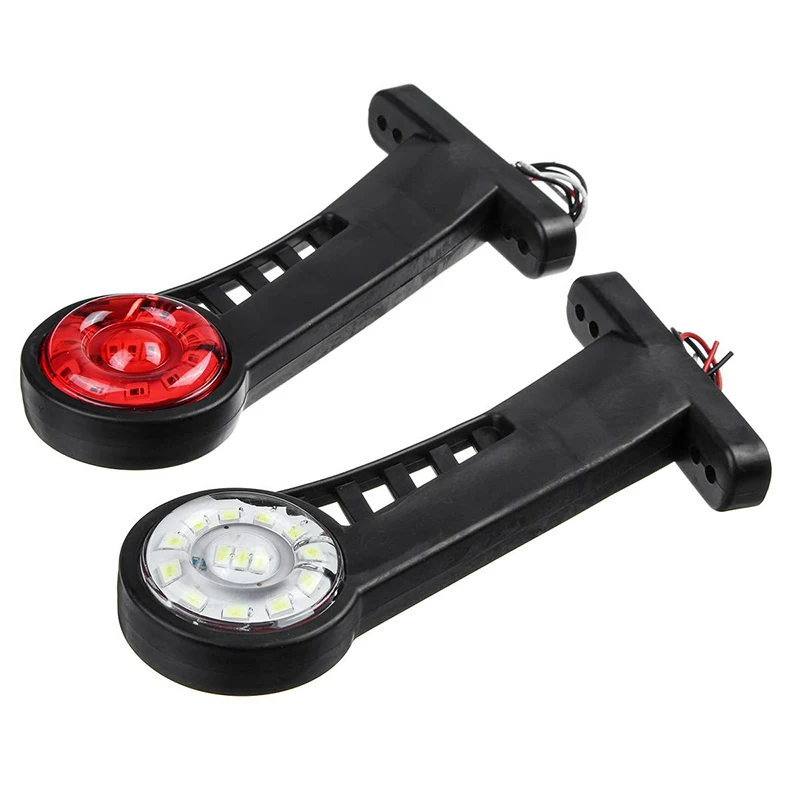 1Pair Universal Trailer 28Led Side Marker Lights Indicator Signal Lamp Truck Taillight Lorry Bus Caravans Lamps Accessories