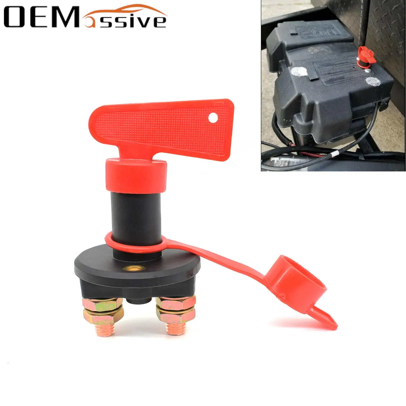 12V 24V Red Key Cut Off Battery Main Kill Switch Veicolo Car Modificato Isolatore Sezionatore Interruttore Di Alimentazione Per Auto Per Auto Truck Bo