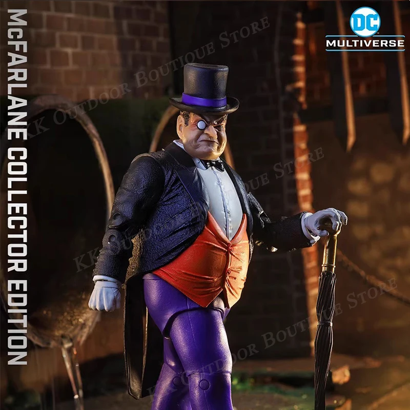 Originale Mcfarlane Dc Penguin Action Figure Batman Toys Anime Statue Figurine Oggetti Da Collezione Regali Giocattolo