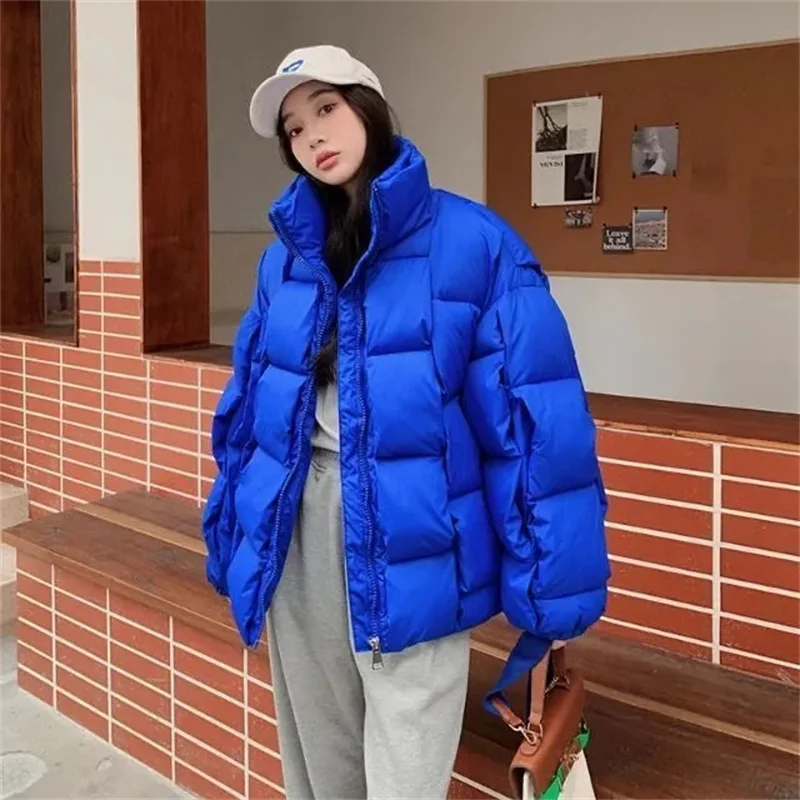 New Snow Wear Coat Women Parka Down Cotton Jacket Warm Female Casual Loose Winter Jackets Imbottito Puffer Parka Capispalla