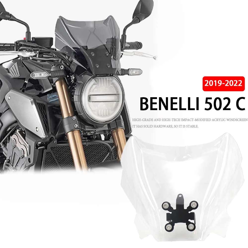 Accessori Moto Parabrezza Parabrezza Nuovo Per Benelli 502 C 520C 2019 2020 2021 2022 Parabrezza Parabrezza Deflettori