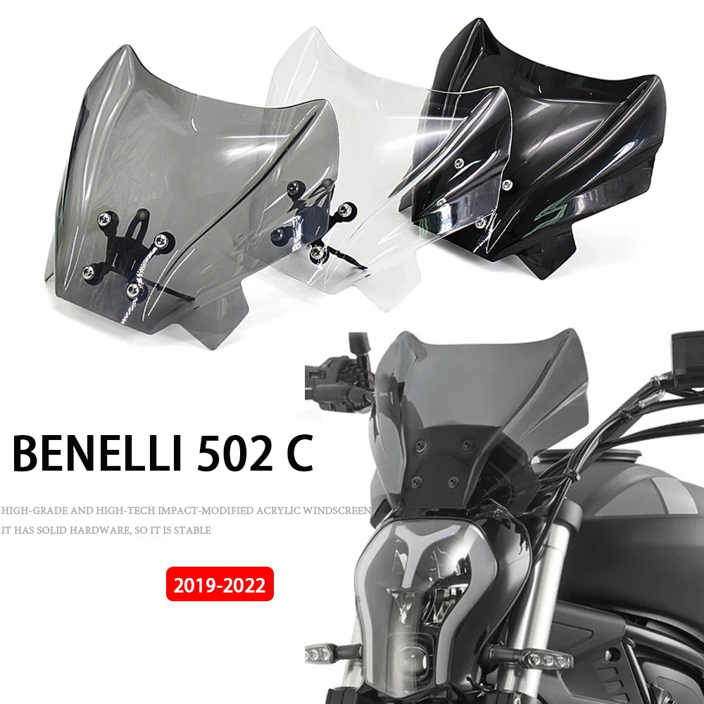 Parabrezza Parabrezza Nuovo Per Benelli 502 C 2019 2020 2021 2022 Parabrezza Parabrezza Deflettori Accessori Moto
