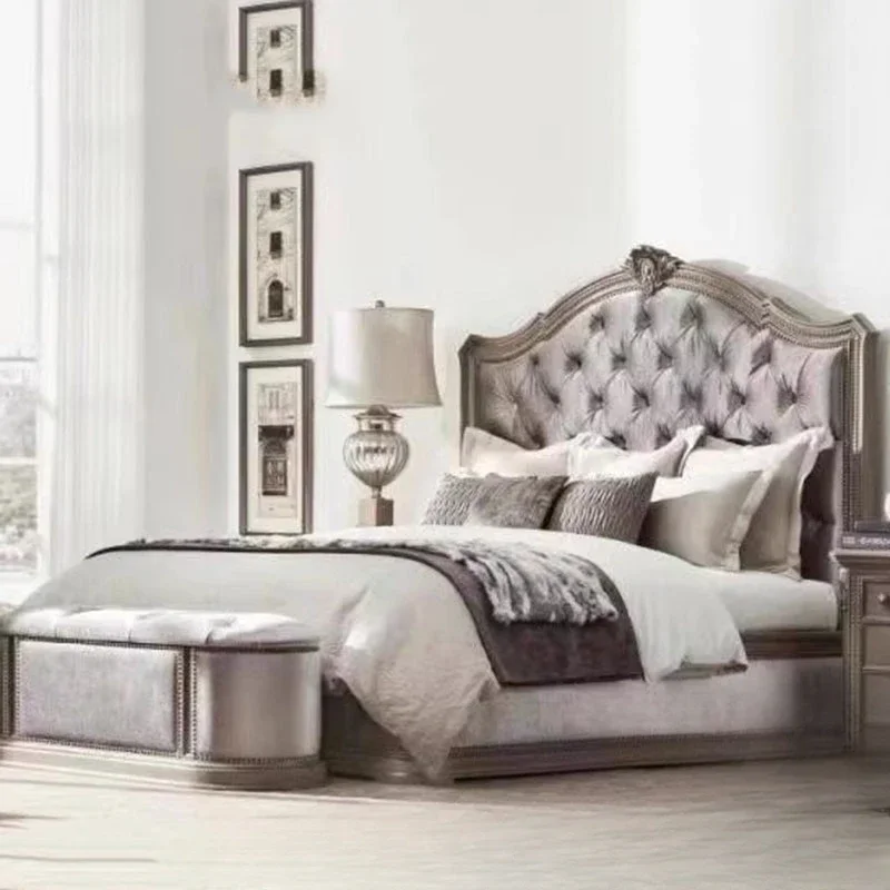 Queen Size Royal Frames Castello Europeo Testiera In Legno Letto Matrimoniale Struttura Piattaforma Letto Letto Matrimoniale Mobili