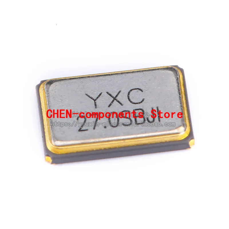 5 Pezzi Smd Cristallo Passivo Ysx531Sl 27Mhz 10Ppm 20Pf 4 4 Piedi