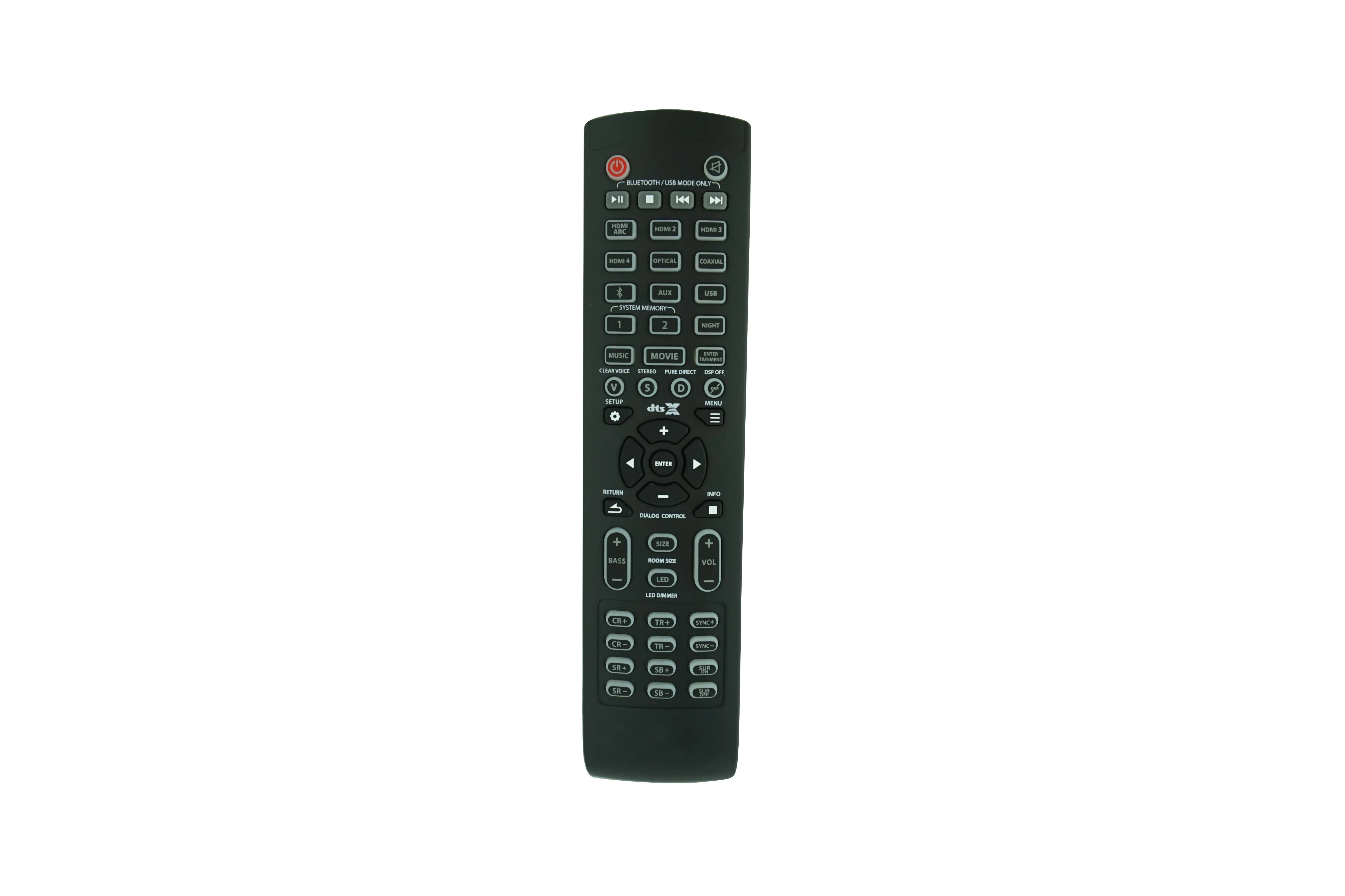 Telecomando Per Nakamichi (Shockwafe Ultra 9.2 Dts-X/Atmos)(Shockwafe Pro 7.1 Dt) Sound Bar Cinema System (Non Per 1300W)
