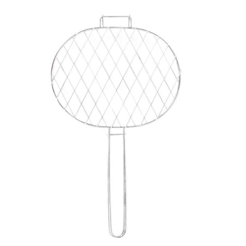 Hot Yo-Bbq Fish Grill Basket Wire Rack Con Griglie Cestino Pieghevole Riutilizzabile In Rete Per Barbecue Da Giardino All'Aperto