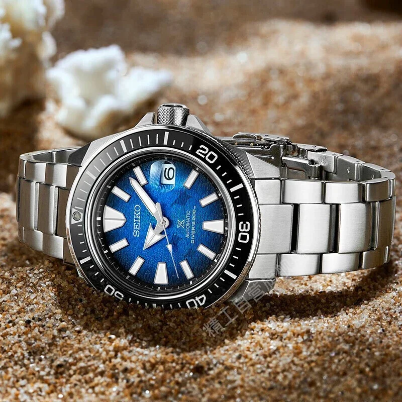 Seiko Prospezione Orologio Originale Da Uomo The Ocean Automatic Mechanical Diver 20Bar Orologi Sportivi Luminosi Impermeabili