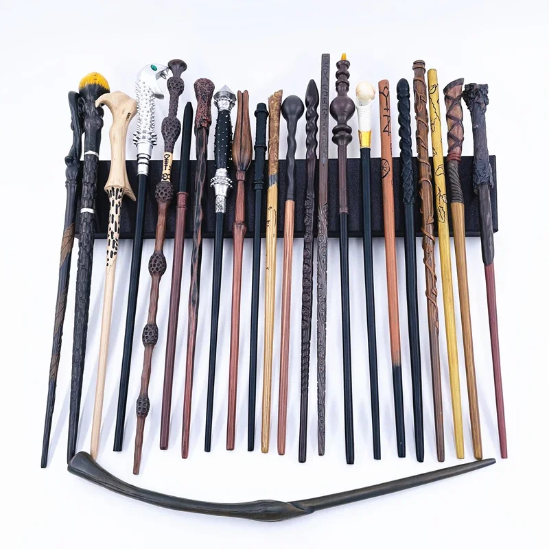 Bacchette Magiche Harried Metal Core Malfoy Voldmort Hermione Ron Bellatrix Mcgonagall Magic Potter Wand Box