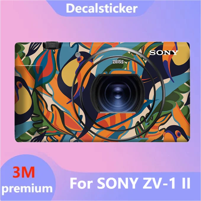 Per Sony Zv-1 Ii Adesivo Per Fotocamera Decalcomania Protettiva Per La Pelle Pellicola Avvolgente In Vinile Cappotto Protettivo Antigraffio Zv-1M2 Zv-