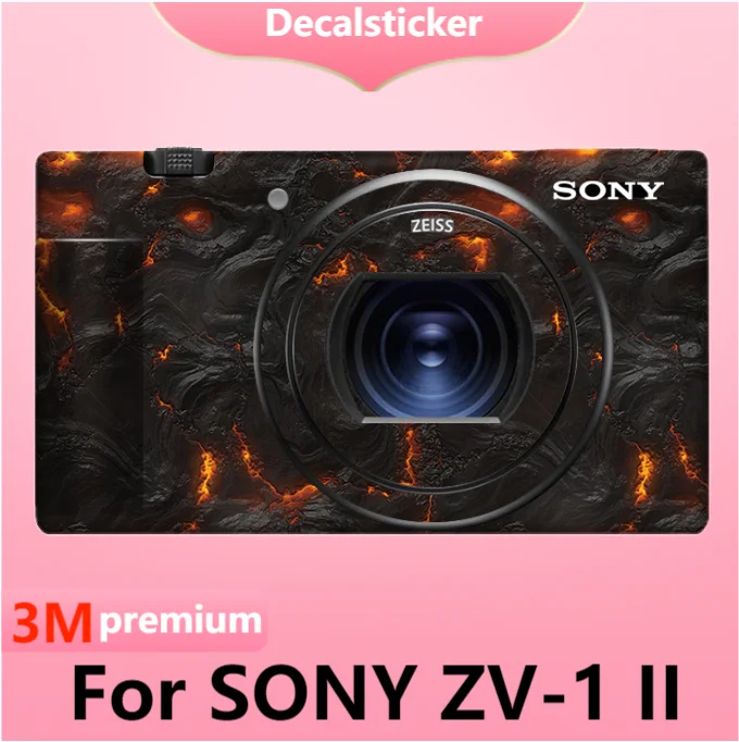 Per Sony Zv-1 Ii Adesivo Per Fotocamera Decalcomania Protettiva Per La Pelle Pellicola Avvolgente In Vinile Cappotto Protettivo Antigraffio Zv-1M2 Zv-
