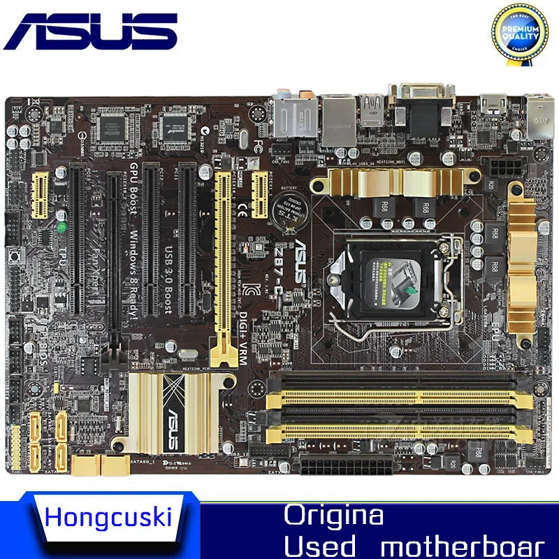 Per Asus Z87-C Scheda Madre Originale Socket Lga 1150 Ddr3 Z87 Sata3 Usb3.0 Scheda Madre Desktop