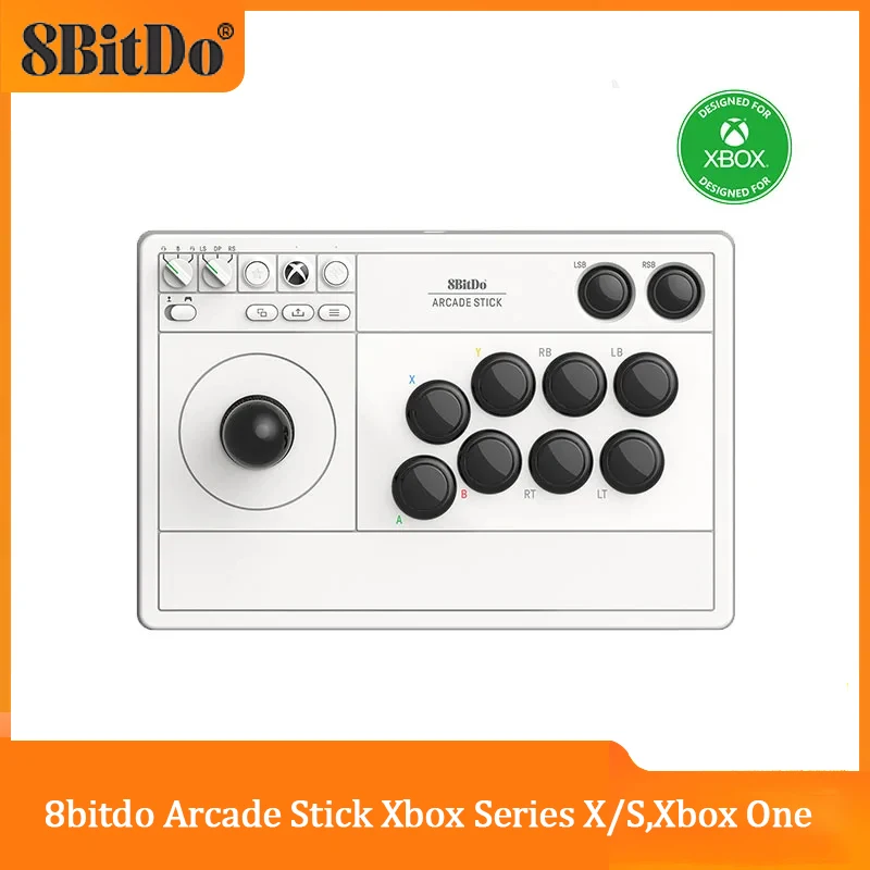 8Bitdo Arcade Stick Supporto Per Xbox Series X/S,Xbox One E Windows 10/11, Arcade Fight Stick Con Jack Audio Da 3.5Mm