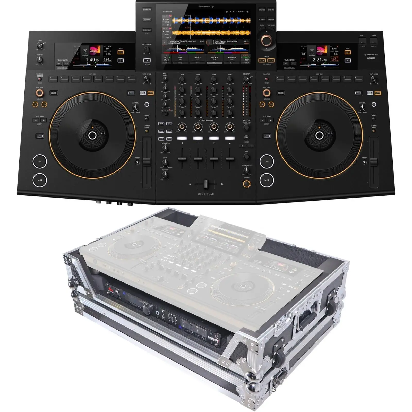 Qualità Value Pioneer Dj Opus-Quad Sistema Dj A 4 Canali Con Flight Case