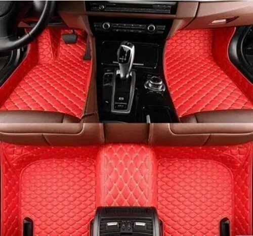 Tappetini Auto 3D Personalizzati Per Audi Q4 E-Tron 2022 2023 Q5 E-Tron Q5 Accessori Interni Sportivi In Pelle Artificiale