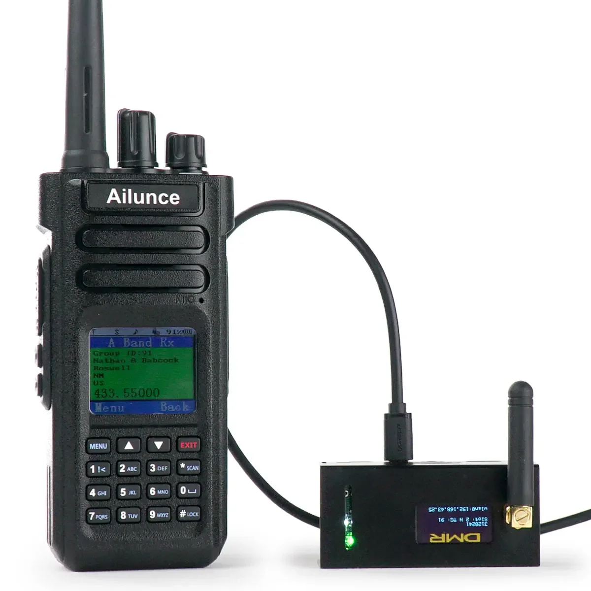 Ailunce Hd1 Dmr Digital Ham Walkie Talkie Radio Bidirezionale Con Mmdvm Hotspot Wifi Modem Vocale Hotspot Antenna Oled Raspberry Pi