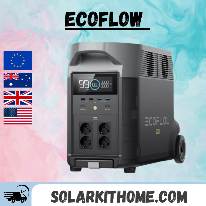 Ecoflow Delta Pro Power Station Portatile 3600W 3600Wh Lifepo4 Batteria Per Capming Home Backup