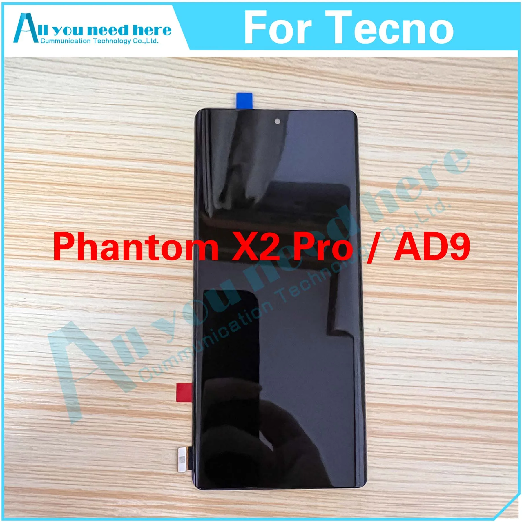 Test Al 100% Per Tecno Phantom X2 Pro Ad9 Display Lcd Touch Screen Digitizer Assembly Parti Di Riparazione Di Ricambio